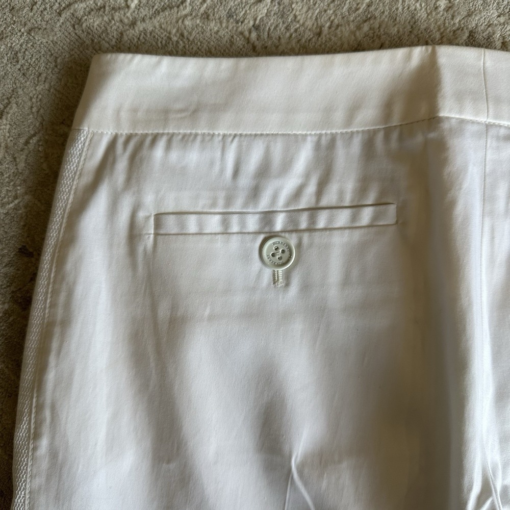 Burberry London White Pants‎ Woman's Size 6 - Picture 8 of 12